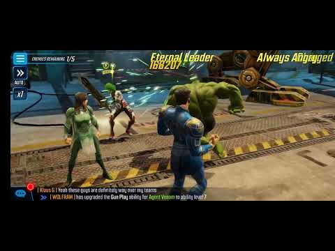 Marvel Strike Force - with Ikaris, Sersi, Gamora, Moon Dragon and Silver Surfer
