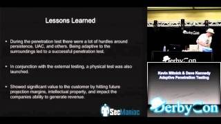 Adaptive PenTesting SEC Derbycon Kevin Mitnick + Dave Kennedy