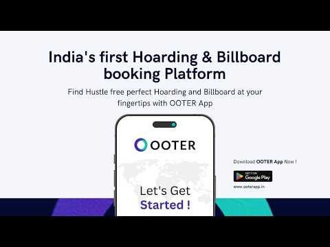 OOTER – Hoarding Booking App