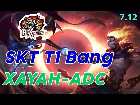 SKT T1 Bang Xayah ADC - Korean Pro Replay