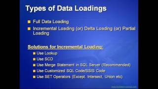 SSIS Part10 - Incremental Loading using Lookup