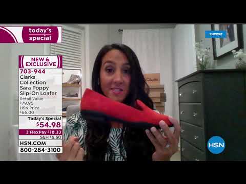 HSN | Clarks Footwear 08.09.2020 - 02 AM