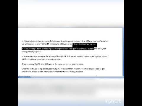 SAP FICO Consultant Realtime Tickets and configuration handling scenario