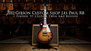 Video thumbnail for 2011 Gibson CS Les Paul R8 and Fender '57 Custom Twin Amp by Emerald City Guitars