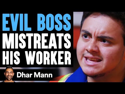 Evil BOSS MISTREATS His WORKER ft. @BennySoliven  | Dhar Mann