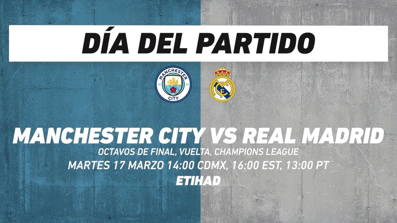 Manchester City vs Real Madrid, frente a frente: Champions League