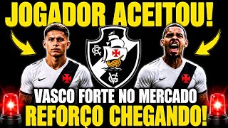  URGENTE ! ATACANTE E ZAGUEIRO CHEGANDO NO VASCO?