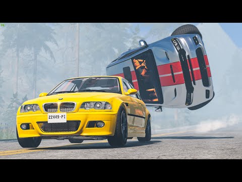 Out of Control Rollovers Crashes #47 - BeamNG Drive Crashes