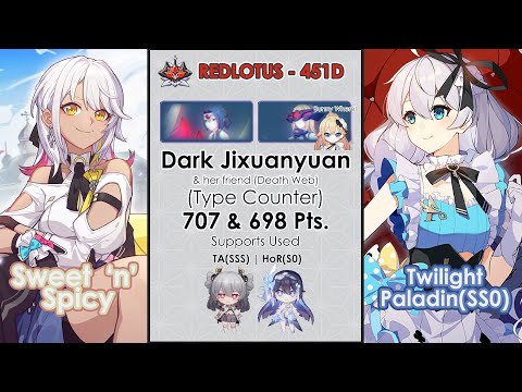 Honkai Impact 3rd: Ex Abyss Redlotus (451D) Ver.6.8 | Dark Jixuanyuan (Type Counter) | SnS & TP