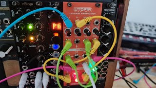 Video thumbnail for Utopia as an arpeggiator with self patching by Kaira