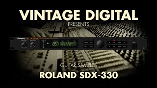 Video thumbnail for Roland SDX 330 Guitars by Vintage Digital
