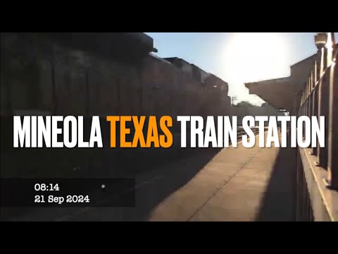 Mineola Texas Train Station - September 21, 2024 0814 AM - Camera4
