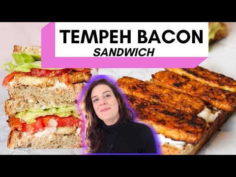 TEMPEH BACON SANDWICH / How to make vegan bacon / How to cook tempeh
