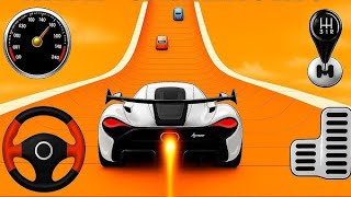 Mega Ramp Car Racing Simulator 3D | Extreme Ramp Car Jumping & GT Racing Gameplay (Android)