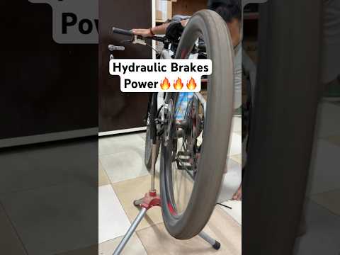 Hydraulic Brakes Power 🔥 #shortsvideo #mtb #hydraulicbrake