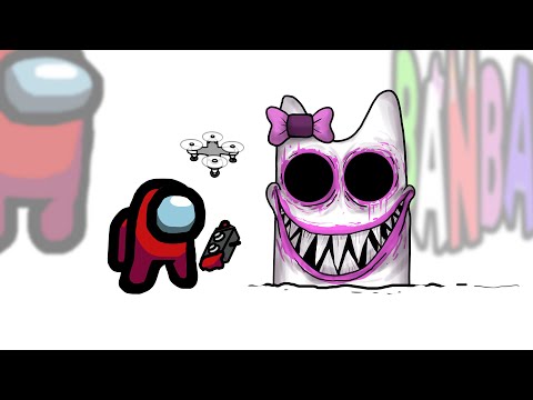 Mini Crewmate Kills Creepy GARTEN OF BANBAN Chapter 2 | Among Us