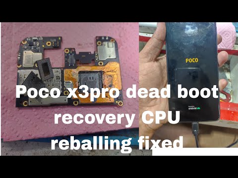 Xiaomi Poco X3 Pro No Power and Not Charging Solution - CPU Reball (MOBILE WORLD) dead boot repair