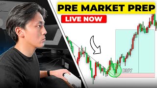 (LIVE) PRE-MARKET PREP -  MARKETS GAPPING UP THIS MORNING! TOP WATCHES COMING INTO TODAY!
