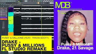 Pussy & Millions (feat. Travis Scott) (Instrumental + Free FLP)