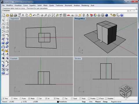 Corso McNeel Rhinoceros V4: Estrusione Boss