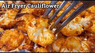 Air Fryer Cauliflower | Roasted Garlic Parmesan Cauliflower in the Air Fryer
