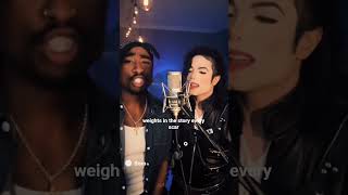 2Pac Returns Alongside Michael Jackson #2pac #aipac #aiart #michaeljackson #fyp #tupac