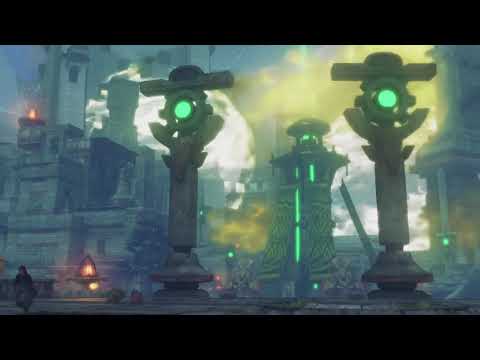 Fire from the Sky . Cutscene . Xenoblade Chronicles 2 .