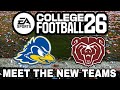 Meet The NEW Teams In College Football 26