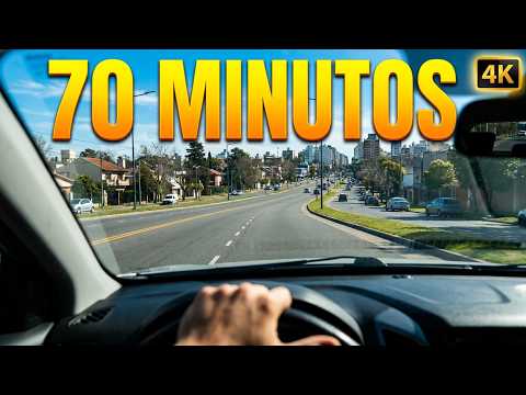 Driving Tour: From Presidente Perón to Flores, Buenos Aires [4K] - 70 min