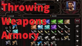 Throwing Weapons Armory