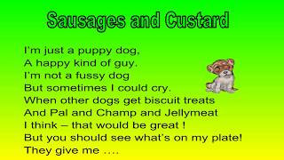 Sausages and Custard