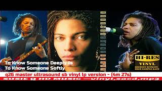 Terence Trent D&#39;Arby - To Know Someone Deeply Is To Know Someone Softly -master ultrasound sb vinyl