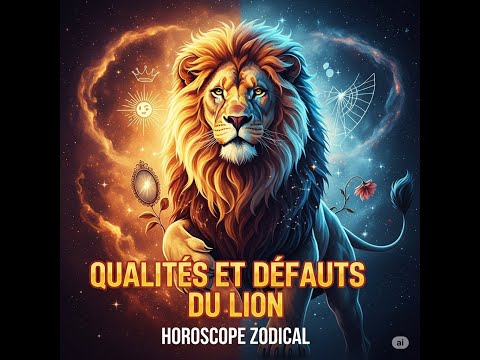Lion ♌ – Qualités et Défauts : Ce que vous devez vraiment savoir (Amour, Travail, Famille…) 🔥