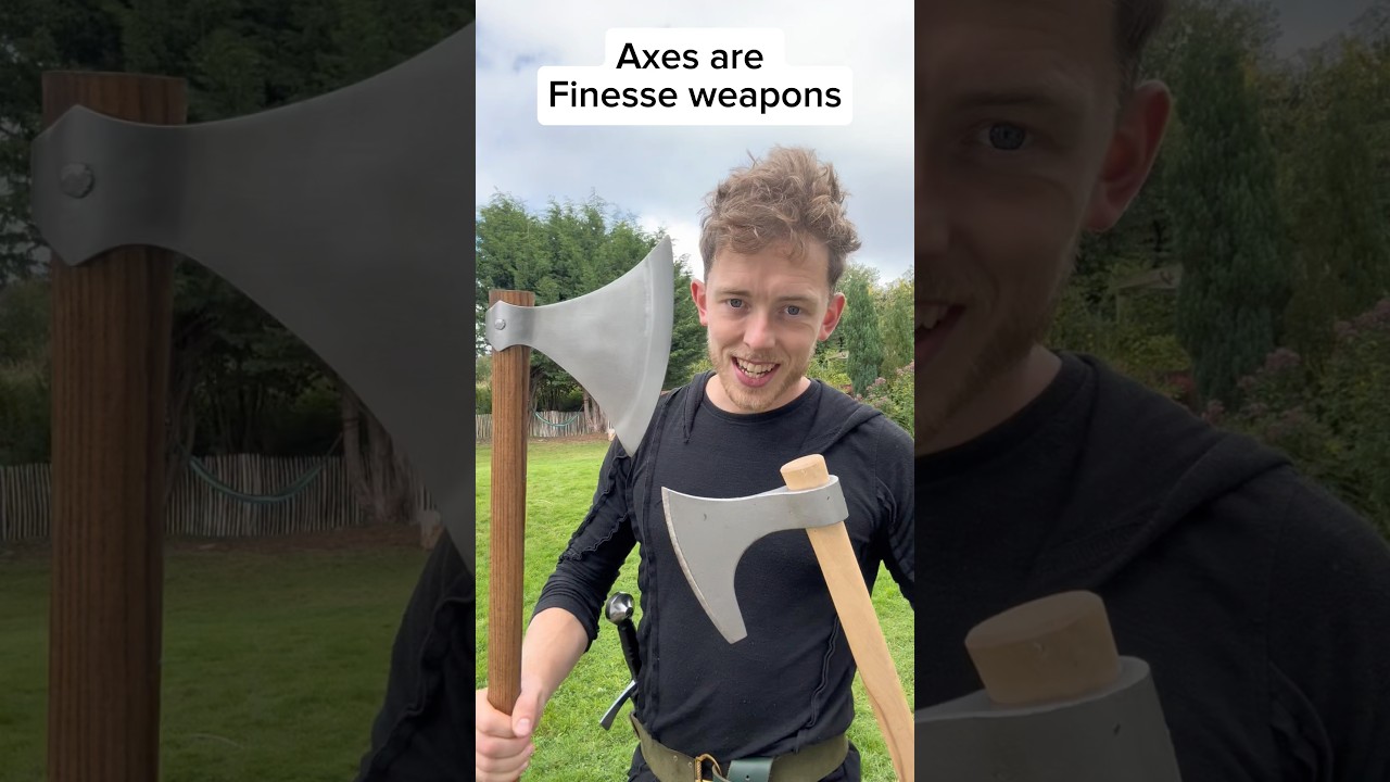 Axes are finesse weapons