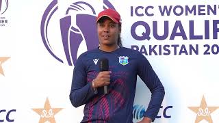 Hayley Matthews | Scotland Vs West Indies | ICC Women&#39;s World Cup Qualifiers | Press Conference