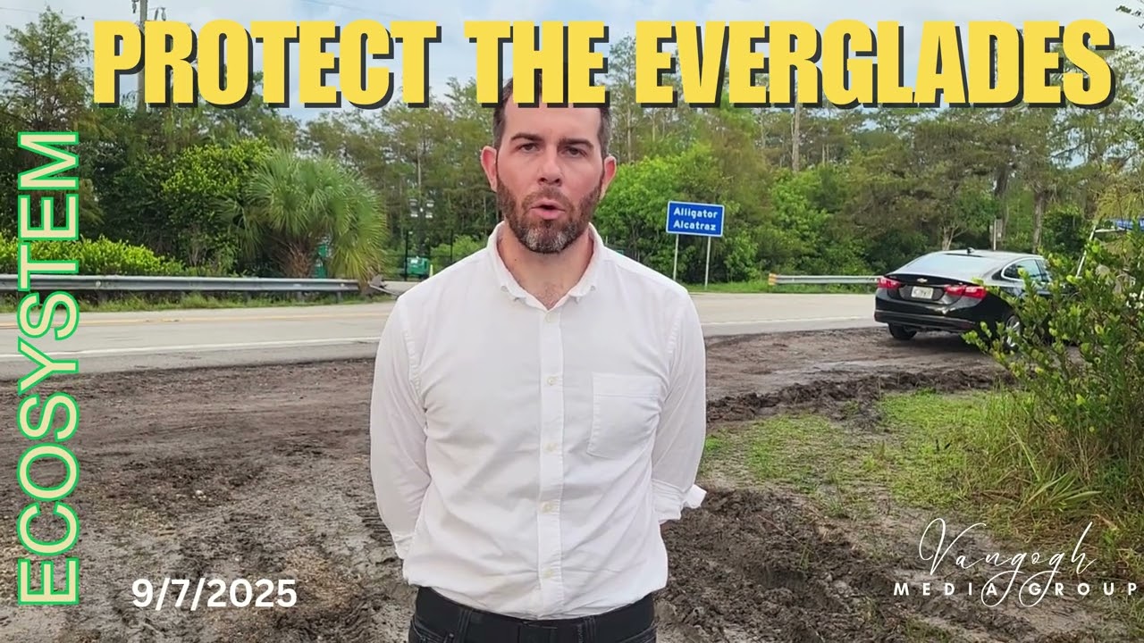 Oliver Larkin In Attendance at The Interfaith Prayer Vigil Alligator Alcatraz