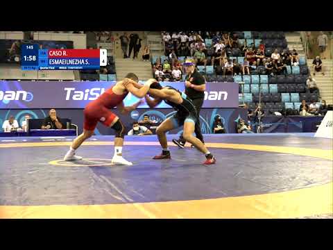 1/4 FS - 71 kg: R. CASO (ITA) v. S. ESMAEILNEZHA (IRI)