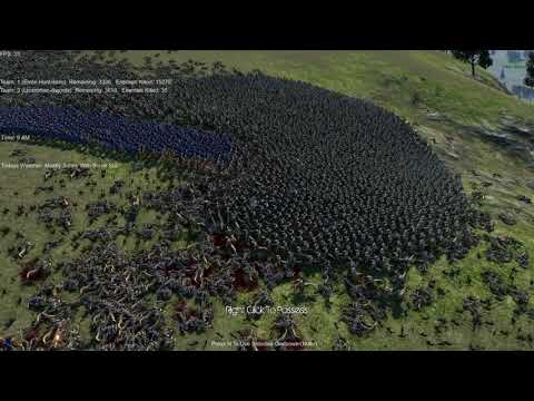 3,300 Elven Huntress vs 19,000 Lizardman Swords Ultimate Epic Battle Simulator