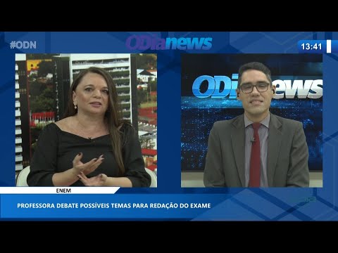 Professora debate possíveis temas para Redação do ENEM 14 01 2021