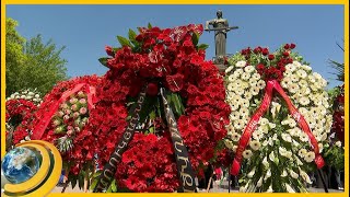 Ծառուկյան ընտանիքի անունից ծաղկեպսակ է դրվել անմար կրակի մոտ