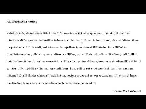 Latin Oratory Advanced Level 2020