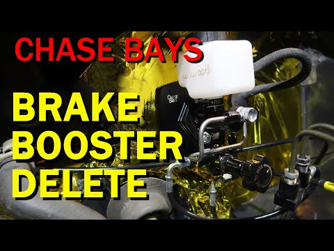 Installing Chase Bays Brake Booster Delete and Brake Lines Relocation Kits - 2JZ to E46 Conversion