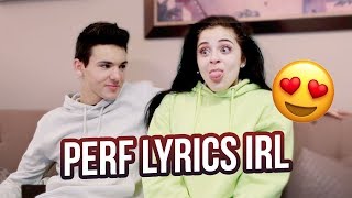 &#39;PERF&#39; LYRICS IN REAL LIFE ft. Daniel Skye