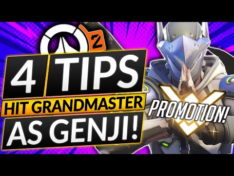 4 INSANE GENJI TIPS to INSTANTLY RANK UP to Grandmaster - Overwatch 2 DPS Guide