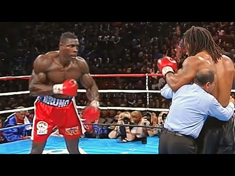 When Lennox Lewis Boxed The Monster Frank Bruno