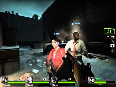 Left 4 Dead 2 - Zoey does a Louis impression