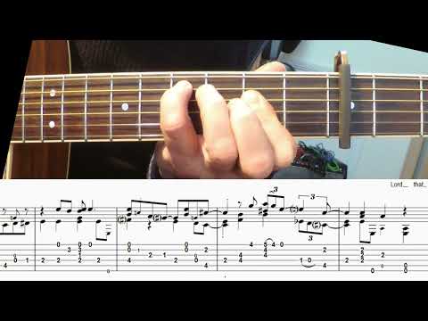 Weeping Willow Blues (1) - Blind Boy Fuller; guitar lesson