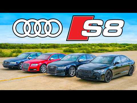 【全世代ドラッグレース！】アウディ S8