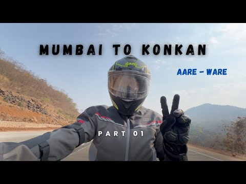 Bike Ride to Aare Ware Beach 🏍️| Mumbai to Konkan | Moto Vlogging with Friends | Himalayan 411 |Pt.1