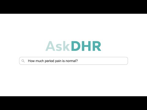 AskDHR • How Much Period Pain Is Normal?